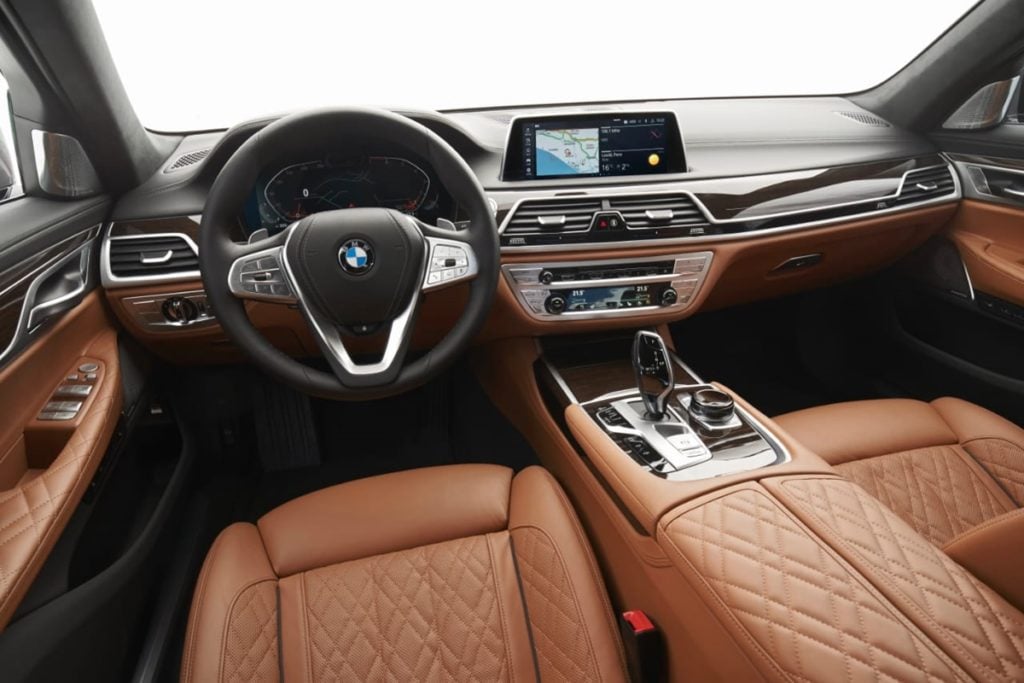 New BMW 7 series interiors