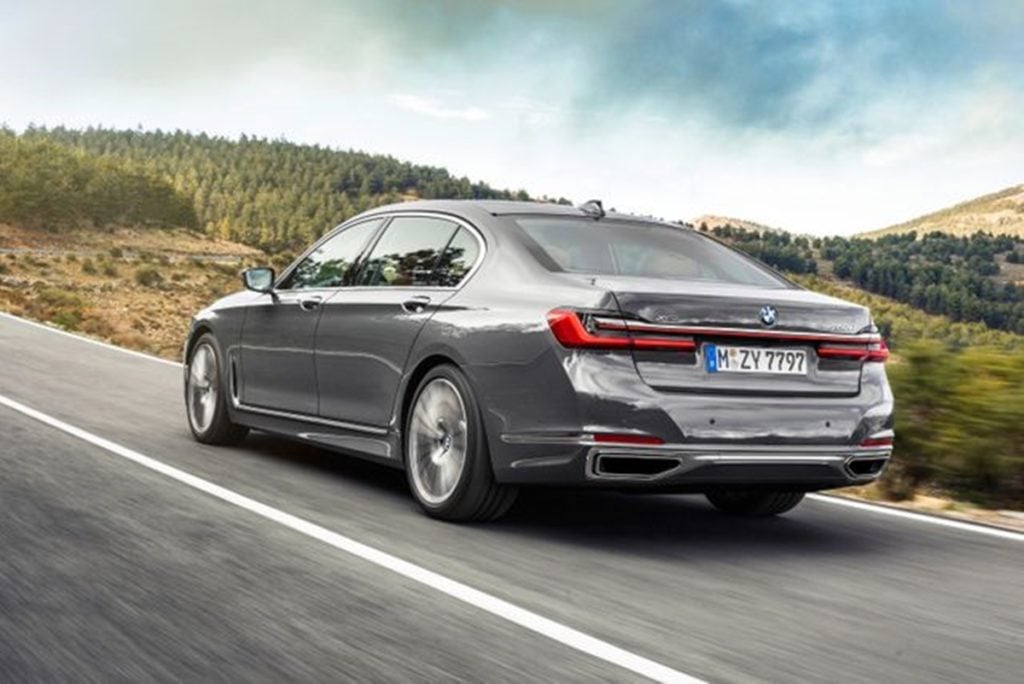 BMW 7 Series rear profile