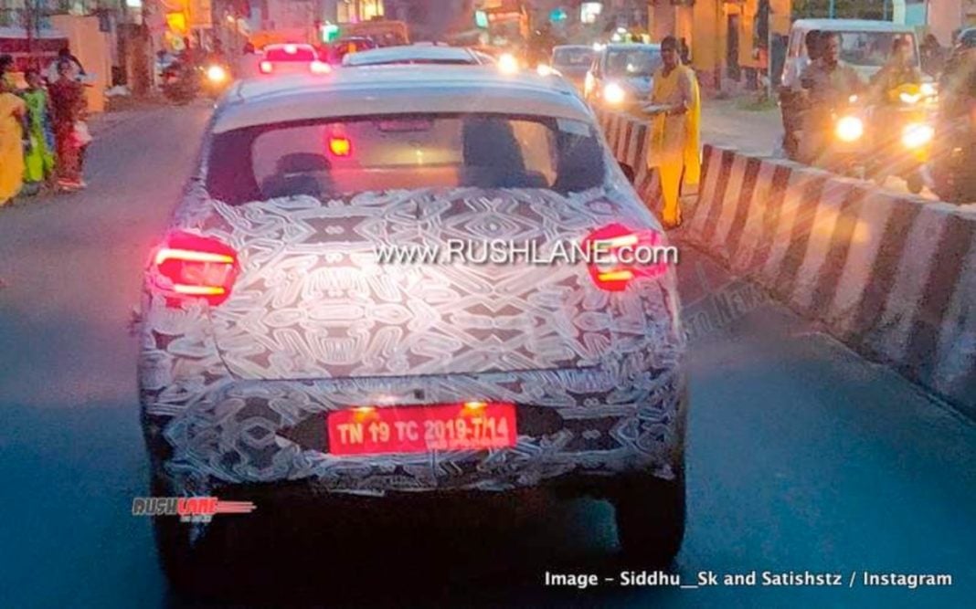 2020 Renault Kwid New Spy Shot Reveals C Shaped LED Tail Lights » Car