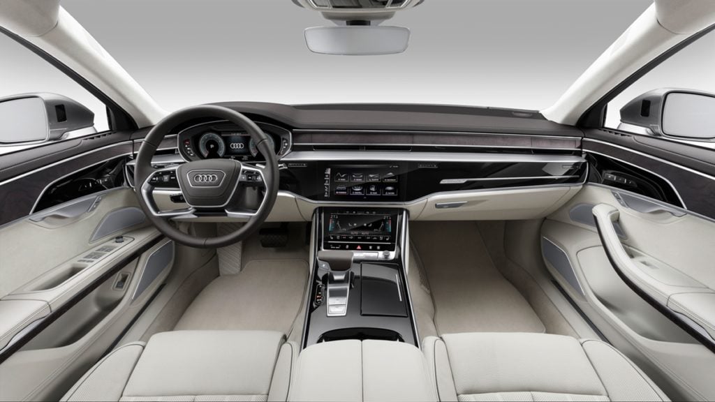 New Audi A8 interiors