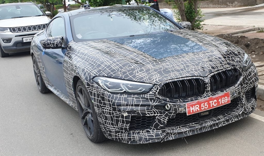 BMW M8 Coupe spied in India