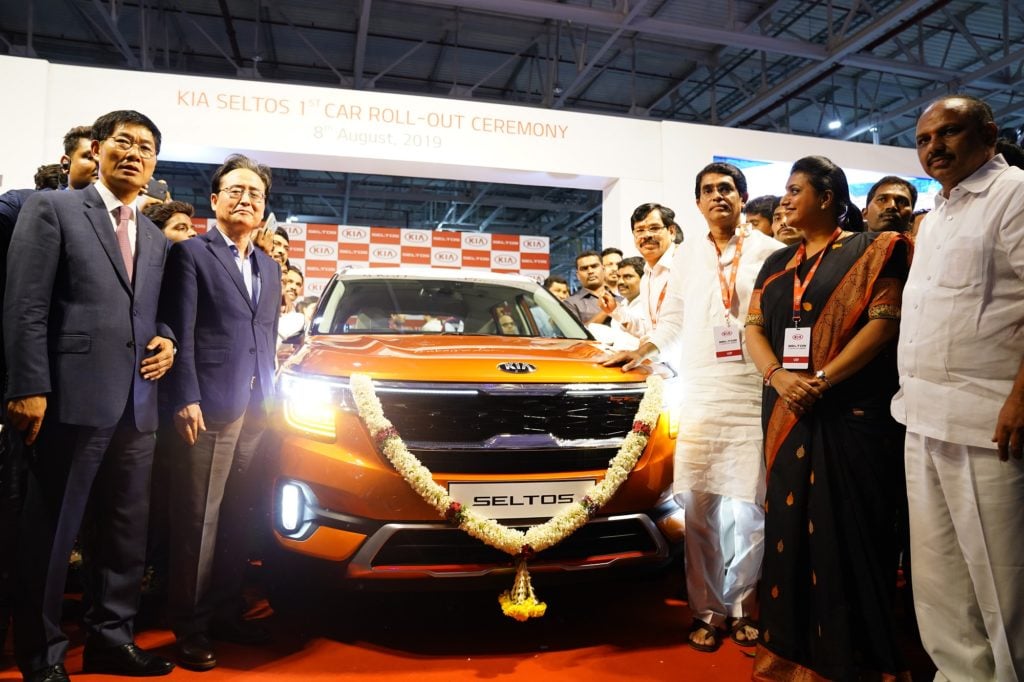 First Kia Seltos rolls out of the production plant in Anantpur