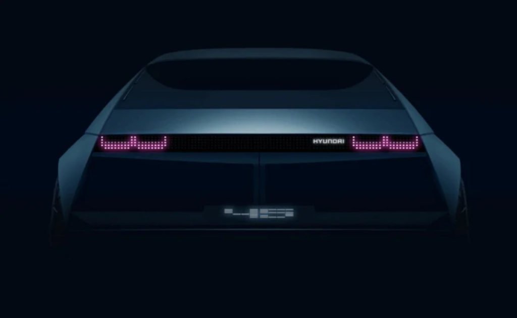 Hyundai 45 Electric Concept teased ahead of Frankfurt Motor Show