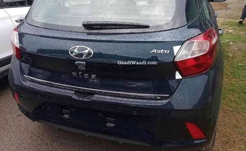Grand i10 Nios rear profile seen for the first time