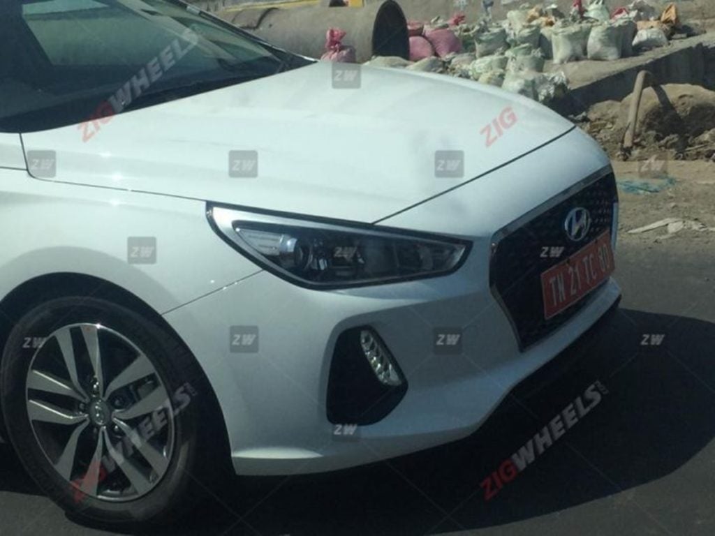 Hyundai i30 spotted testing in Chennai
