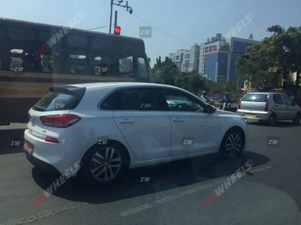 Hyundai i30 spotted testing in India