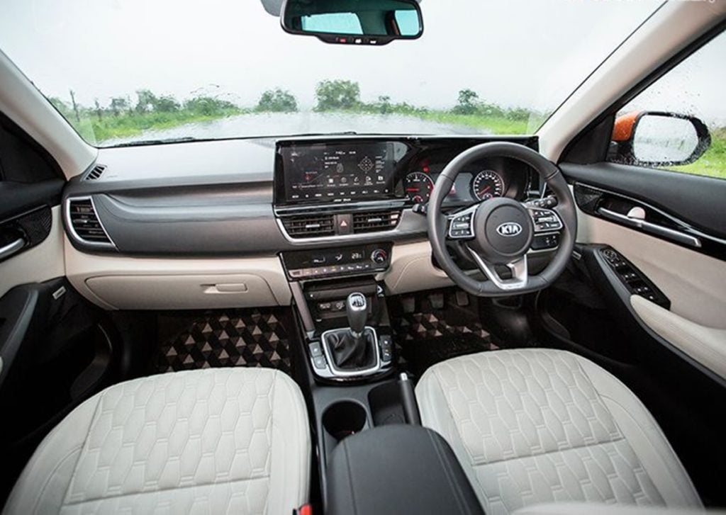 The Kia Seltos's cabin feels very premium and loaded with features