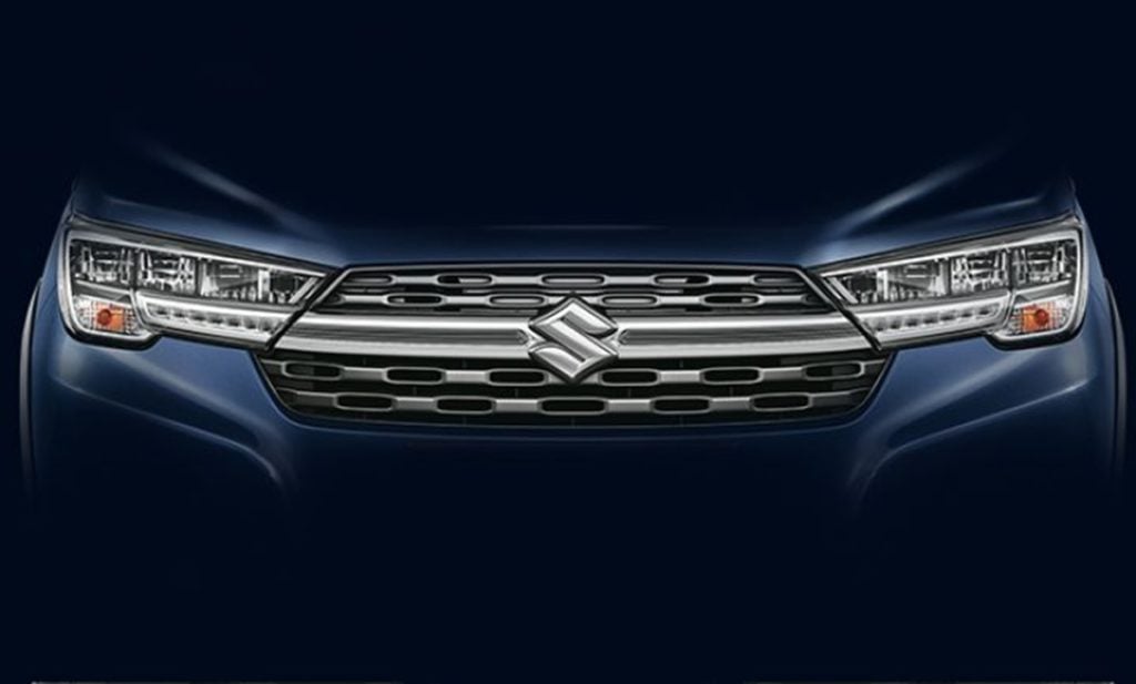 Teaser Image of the Face of the Maruti Xl6