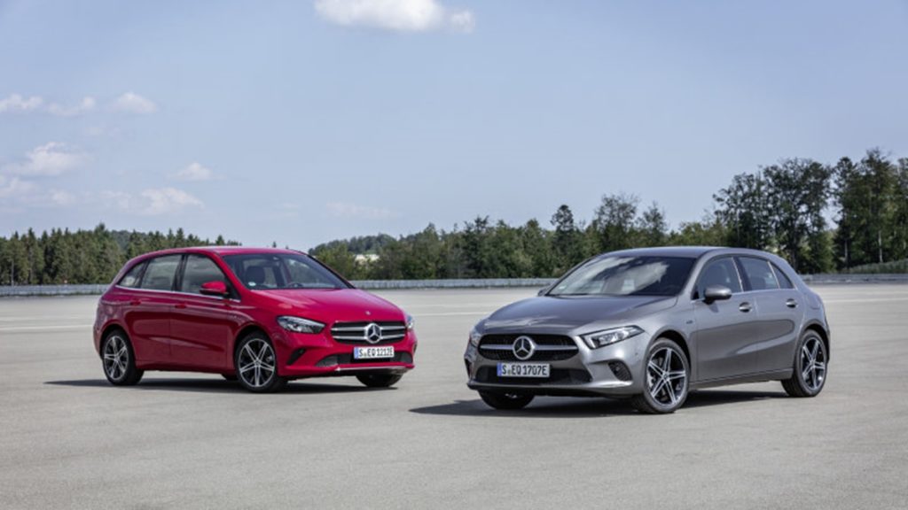 Mercedes-Benz introduces the A250e and B250e plug-in hybrid variants