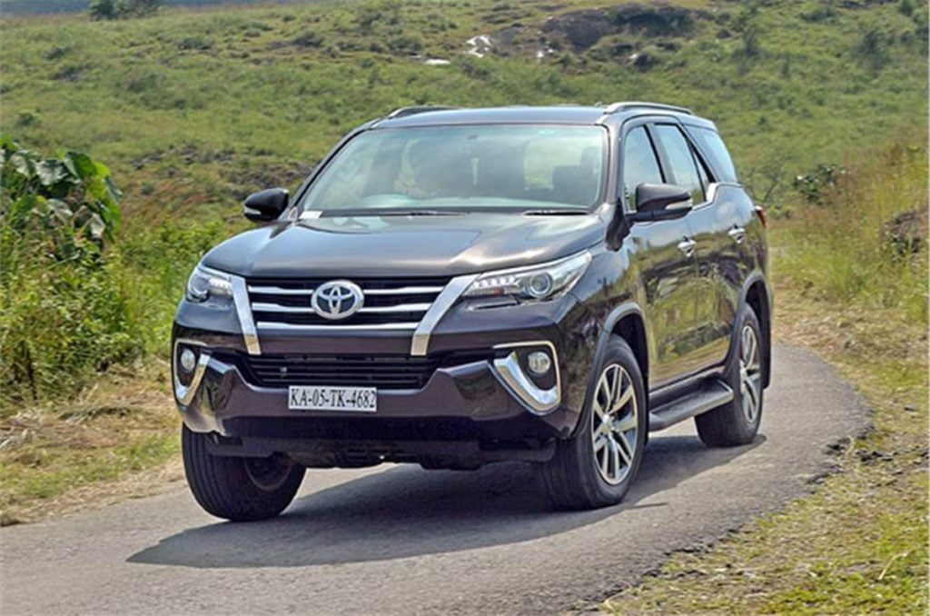 BS6 Toyota Fortuner reçoit une hausse de prix de Rs 48,000. 