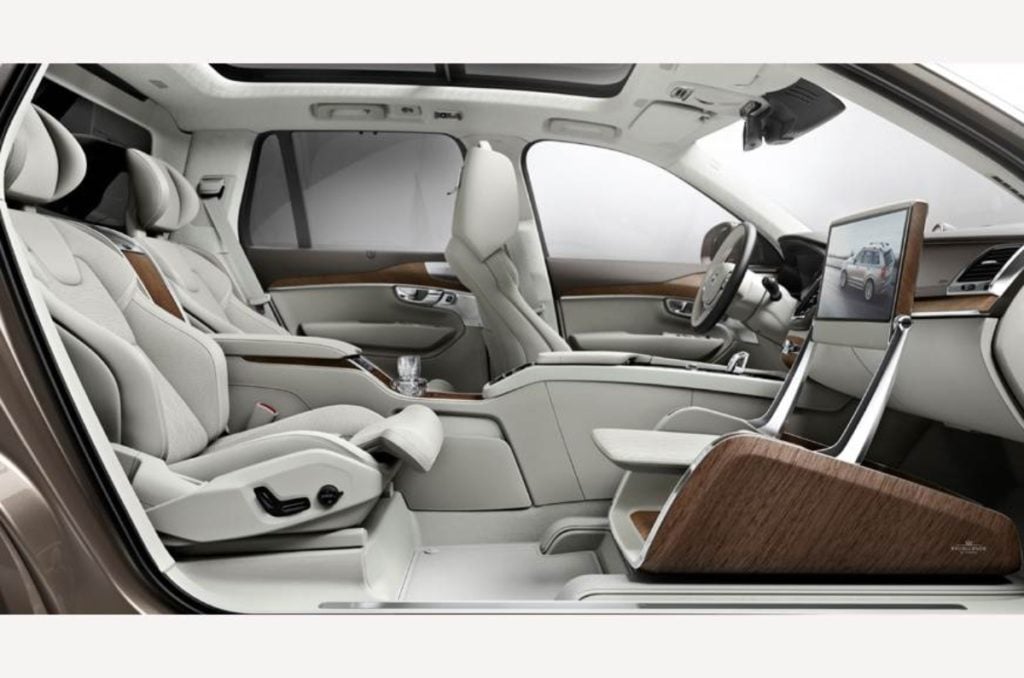 Volvo XC90 Excellence Lounge Console India Launch image 