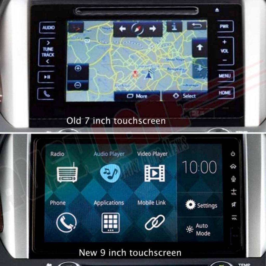 Toyota Fortuner Innova touchscreen image 