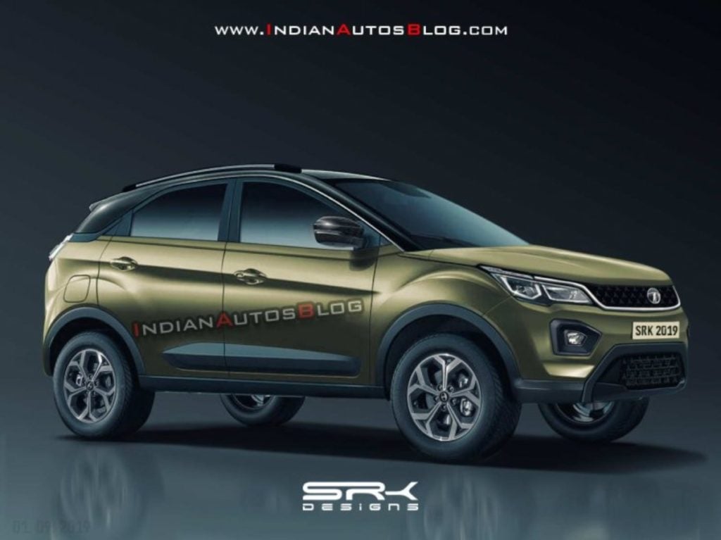 2020 Tata Nexon Facelift Rendering image 