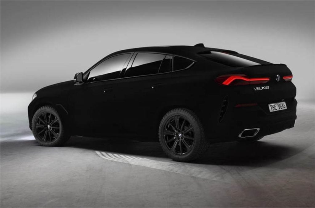 BMW X6 Finished In 'Vantablack' - The World's Blackest Car