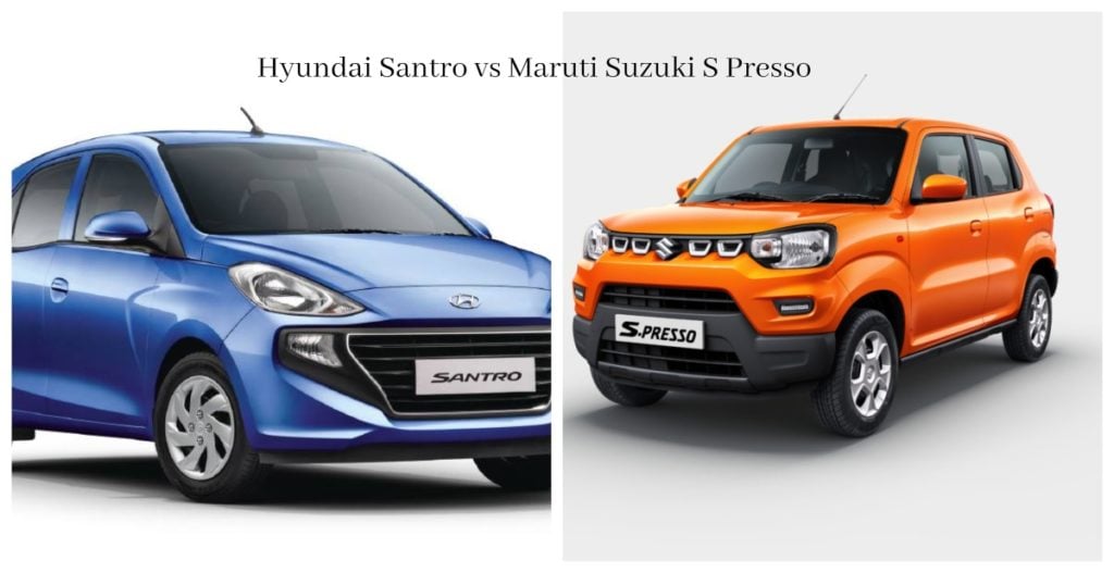 Maruti Suzuki S Presso vs Hyundai Santro Image 