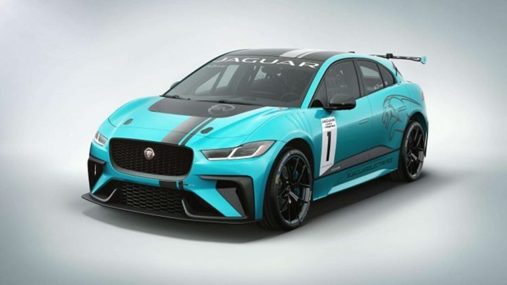 This however is the Jaguar I-Pace eTrophy which has been used for representation only