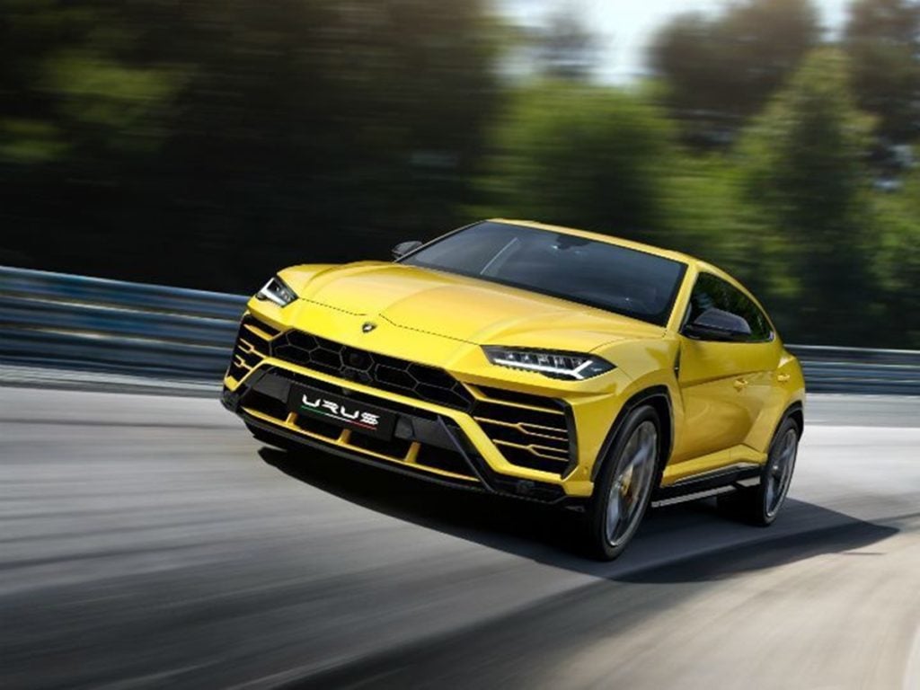 La Lamborghini Urus a un kilométrage de seulement 2,4 kmpl