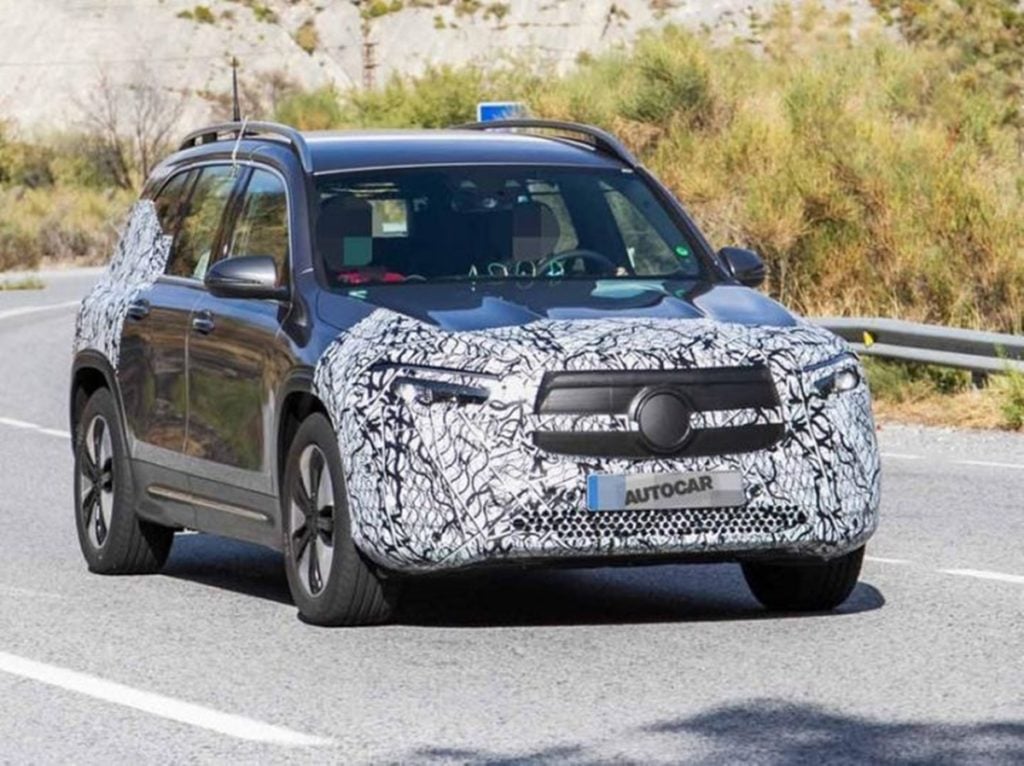 Electric Version of the GLB - the Mercedes GLB - spotted testing in Europe