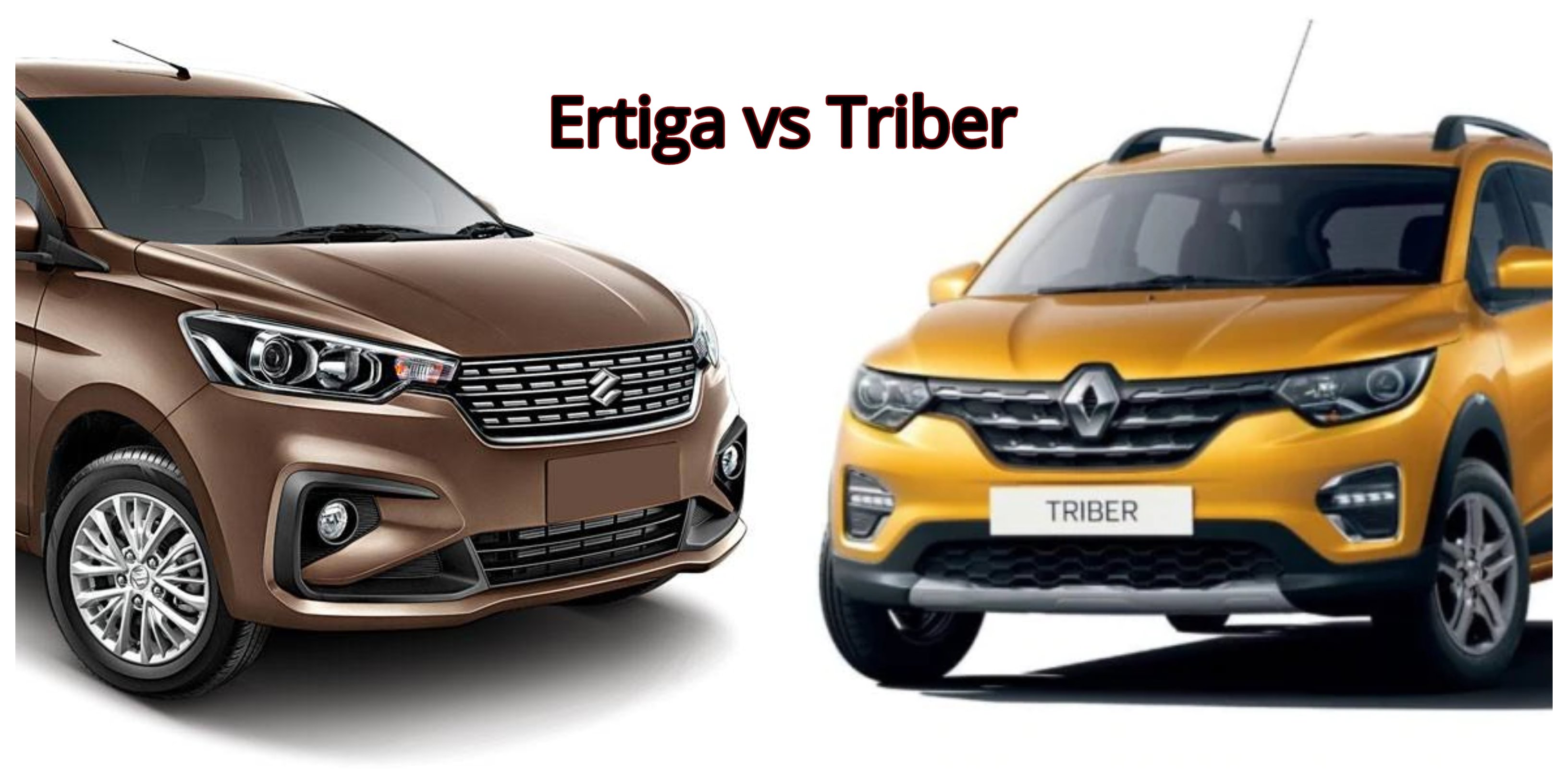 Renault Triber vs Maruti Suzuki Ertiga