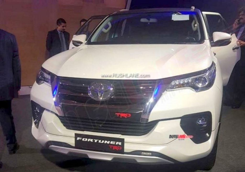 Toyota Fortuner TRD Sportiva showcased to dealers earlier, before launch in India