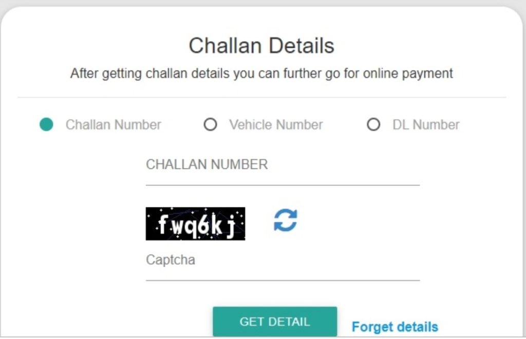 Online pending challan image