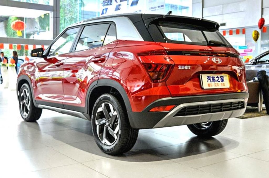 New Creta's rear profile