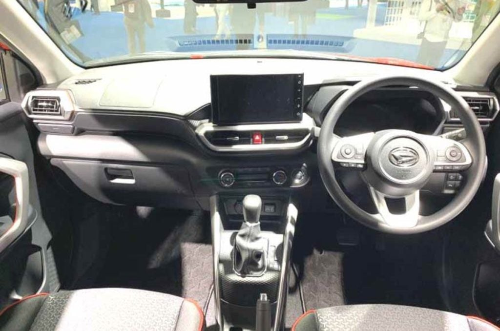 The interiors of the Toyota Raize is expected to be similar to the Daihatsu Rocky