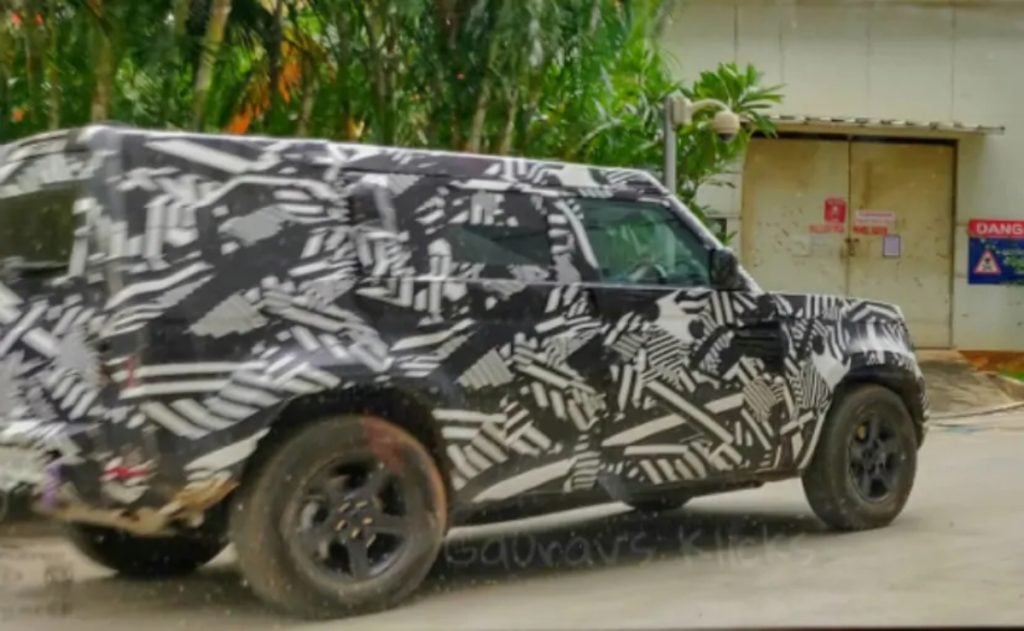 Land Rover Defender Spotted Testing in India