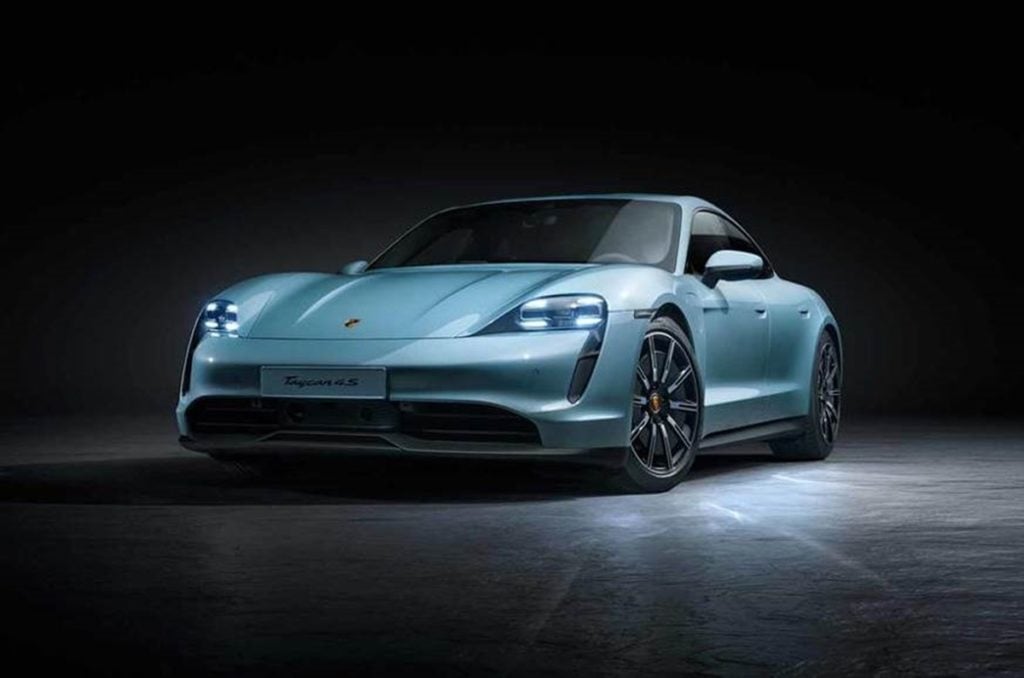 Porsche has unveiled a new entry level Taycan 4S