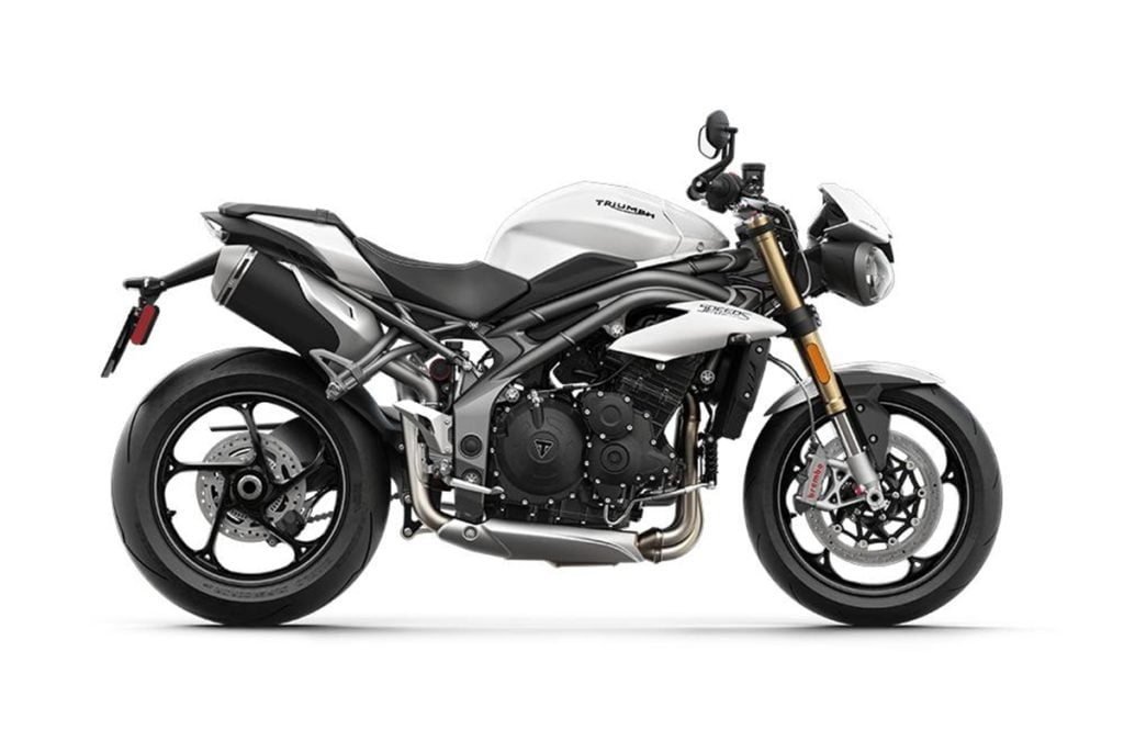 The Street Triple S is the lightest motorcycle in the competition