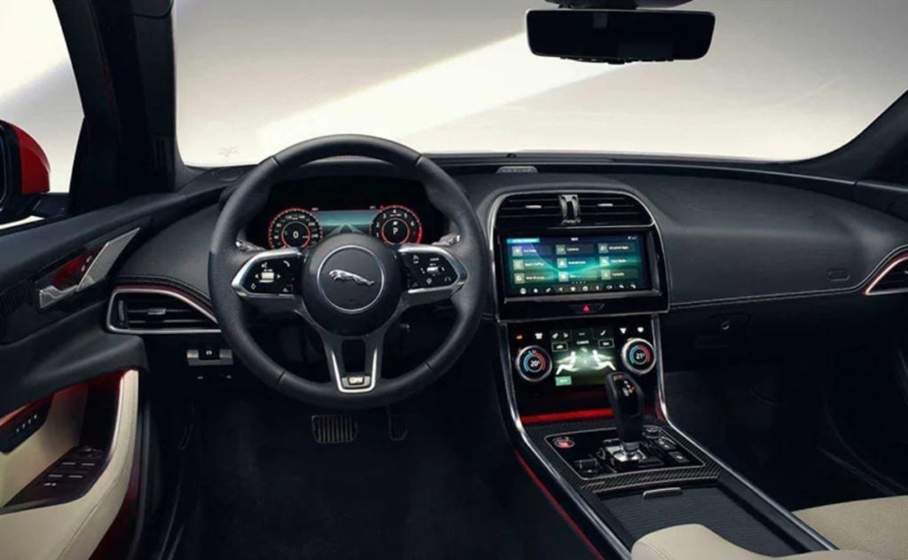 The biggest update are on the interiors of the 2020 Jaguar XE facelift with the new Touch Pro Duo Infotainment System.