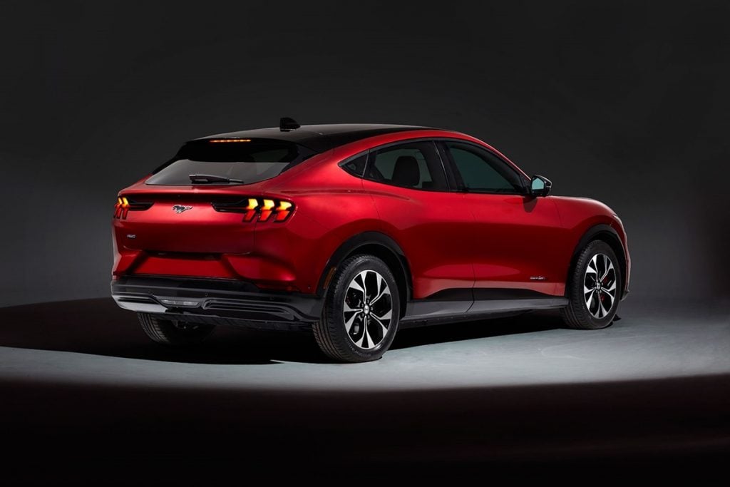 This SUV is inspired by the legendary Mustang muscle car in its design and performance