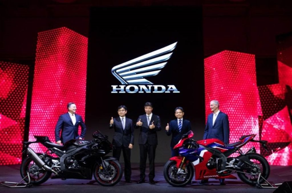 Honda unveiling the 2020 CBR1000RR-R at the EICMA 2019
