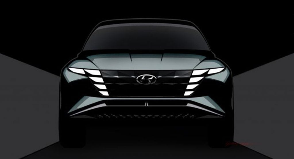 Hyundai showcased the Vision T hybrid concept SUV at the LA Motor Show