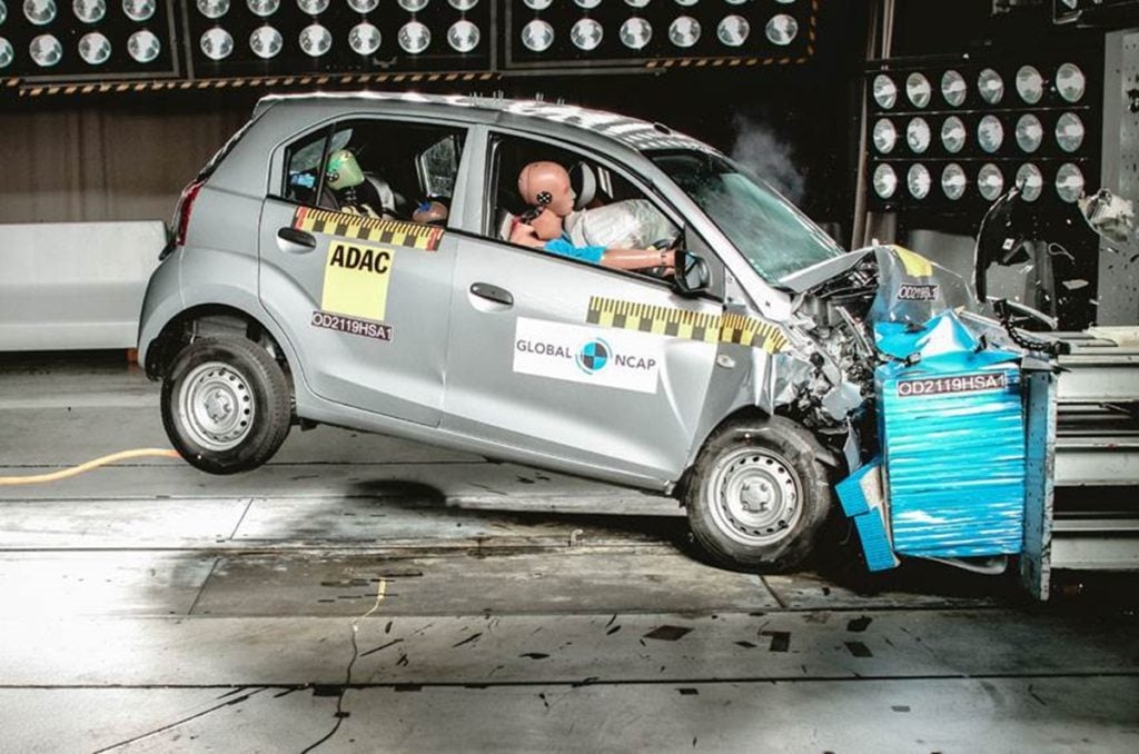 Hyundai Santro Has Received a Two star Safety Rating from Global Ncap