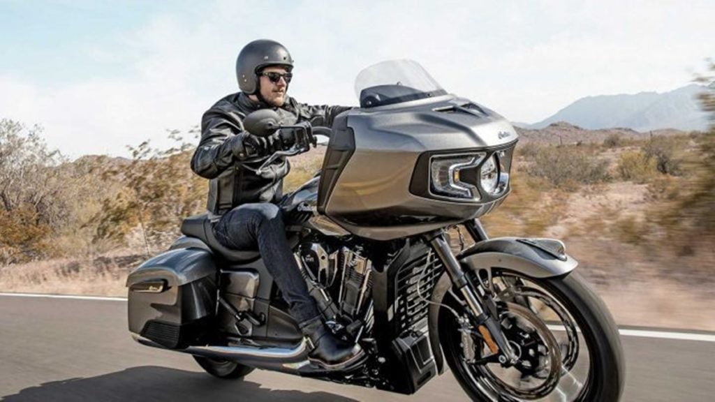 The Indian Challenger is loaded with electronic goodies and sophisticated cycle parts. 