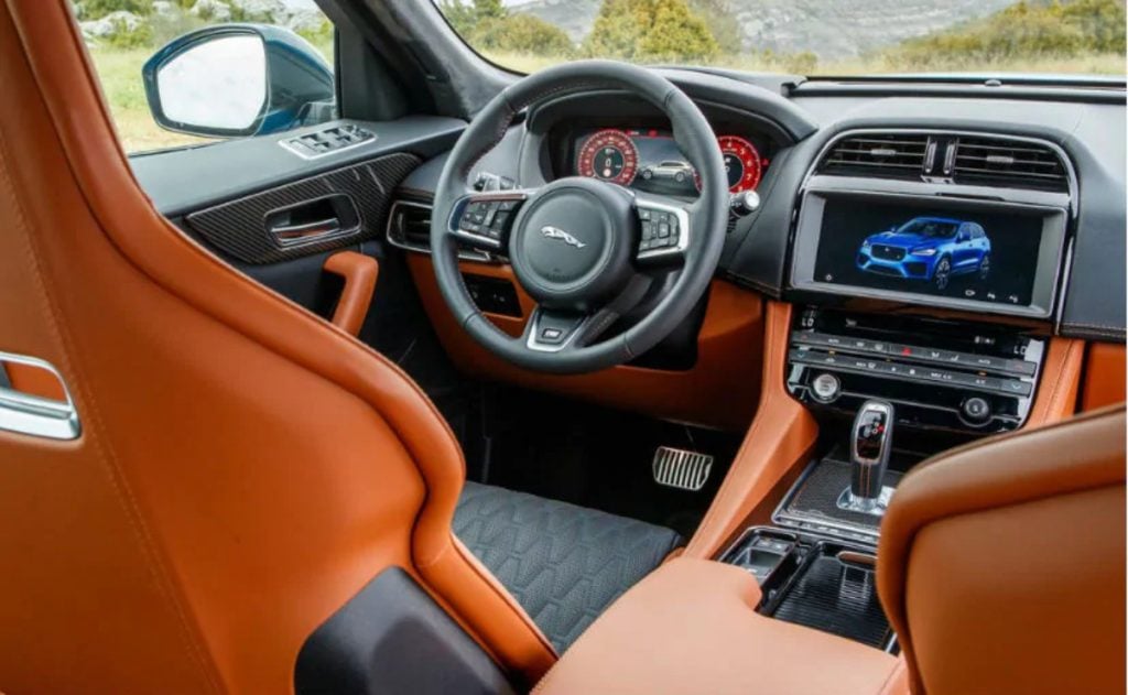 Jaguar F-Pace SVR interiors