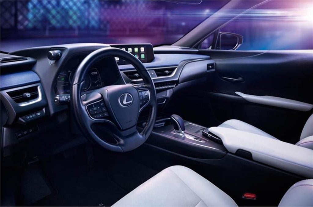 Lexus UX 300e interiors