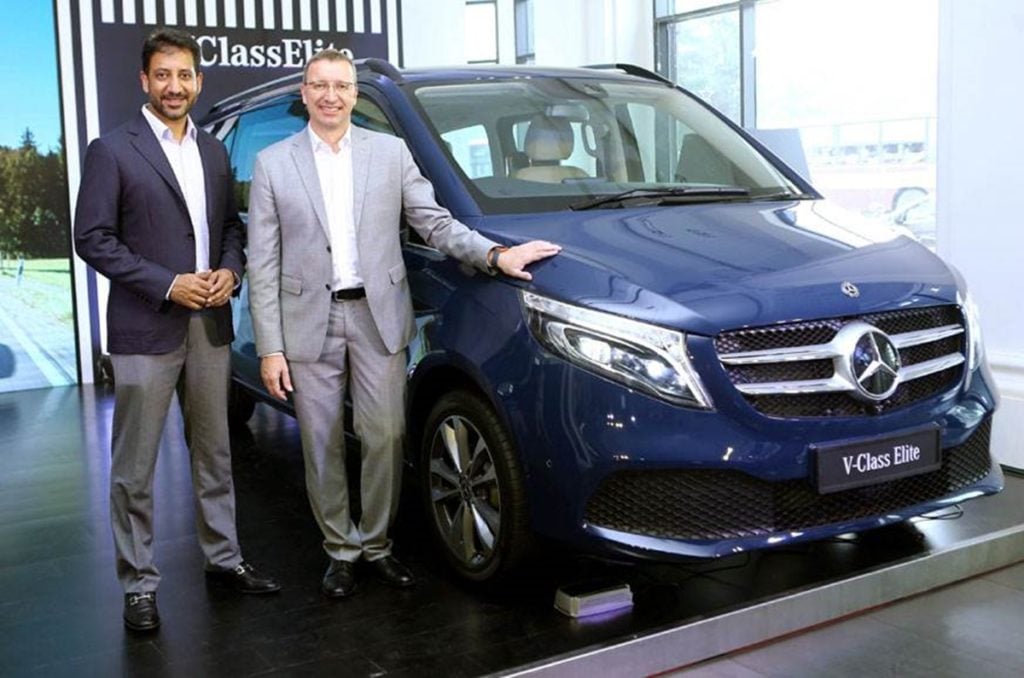 Mercedes-Benz launched the V-Class Elite in India for a price of Rs. 1.1 crore, ex-showroom. 