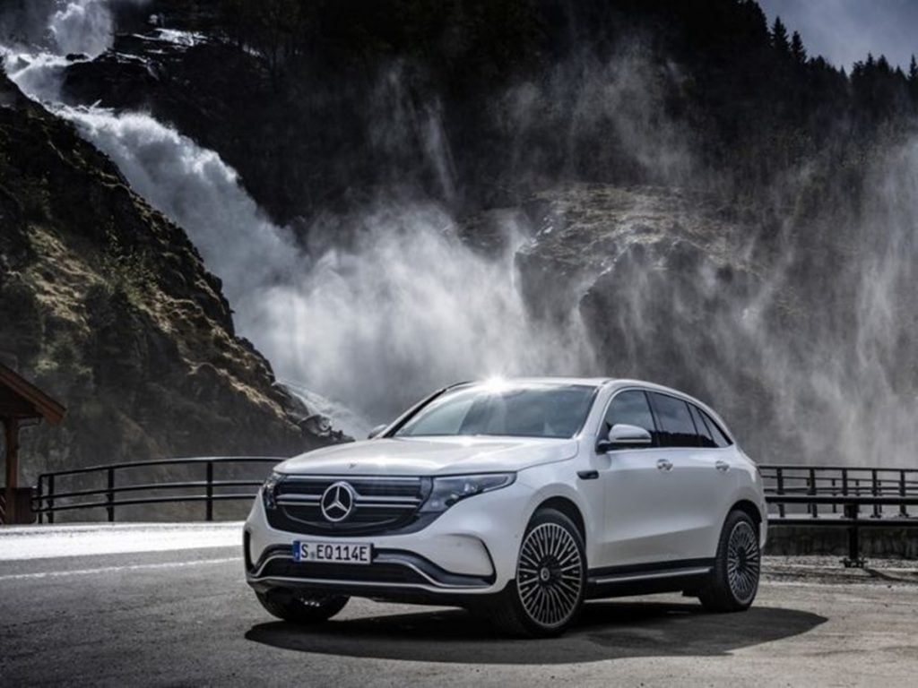 Mercedes unveiled the EQC electric SUV at the 2019 LA Motor Show