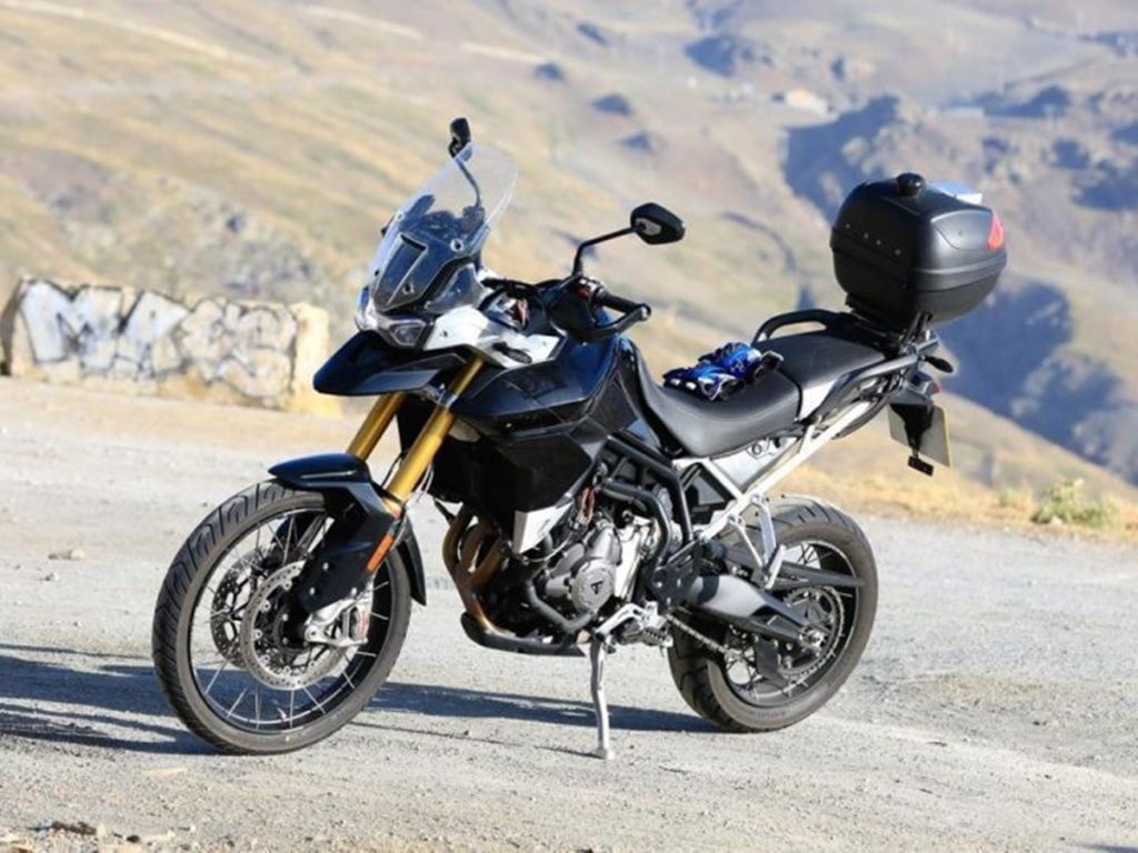 Spy images of Triumph Tiger 900 spotted earlier