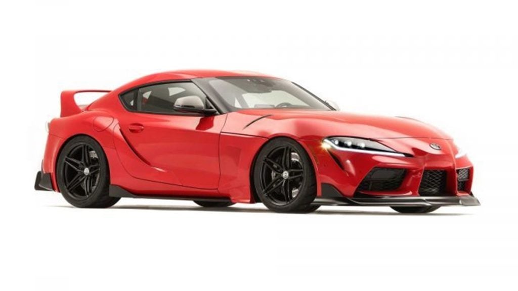 Toyota Showcased a bunch of Supras at SEMA 2019. This is the Supra Heritage Edition. 