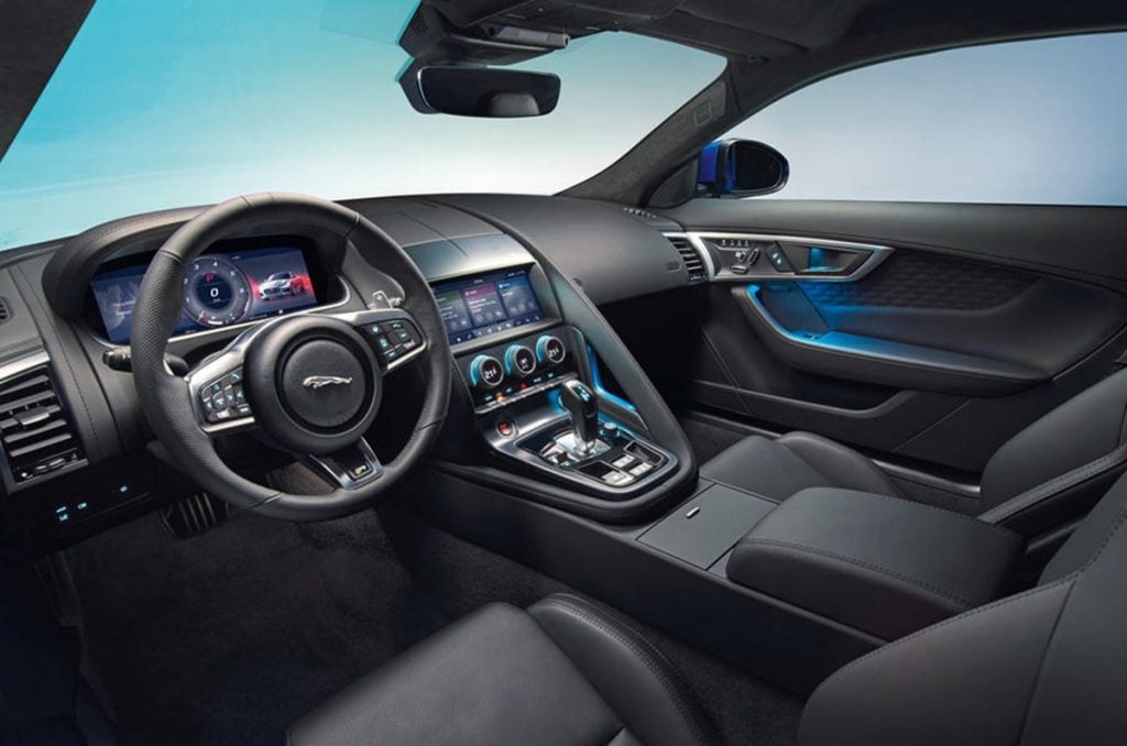 2020 Jaguar F-Type facelift interiors