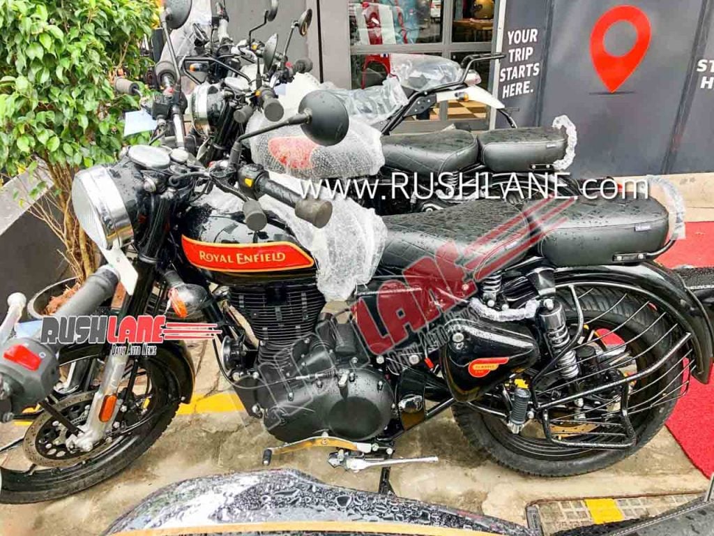 BS 6 Royal Enfield Classic Starts Arriving At Dealerships Spy Shots
