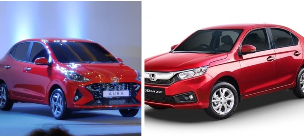 Hyundai Aura Vs Honda Amaze