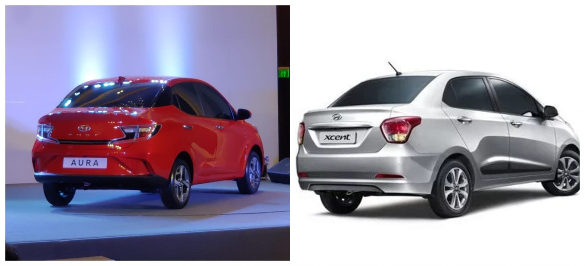 Hyundai Aura Vs Hyundai Xcent – What’s New?