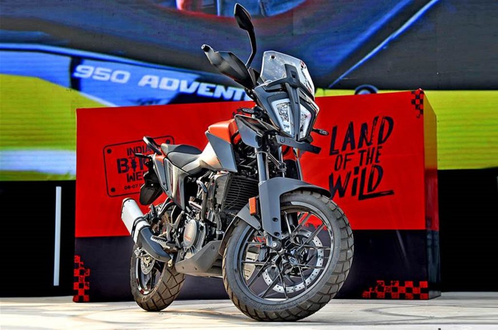 KTM finally showcased the much anticipated 390 Adventure at the India Bike Week!