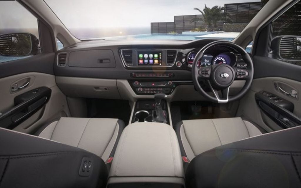 Kia Carnival Interiors.