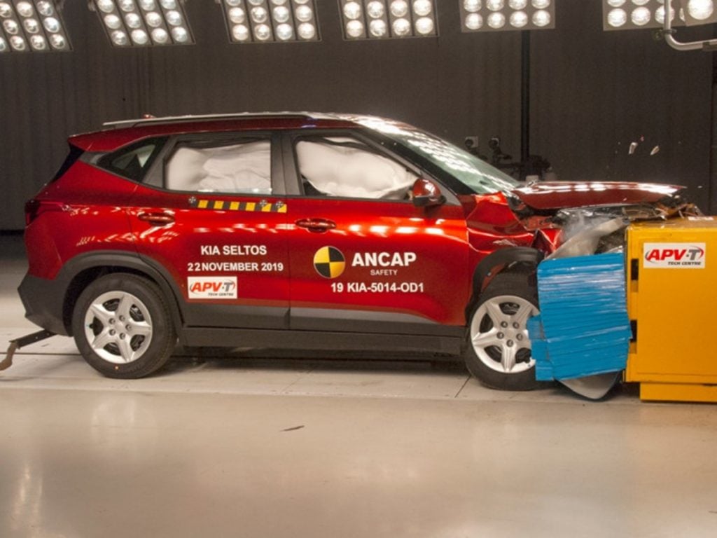 Kia Seltos scores 5-star safety rating at the Australian NCAP