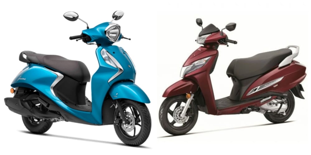 Yamaha Fascino 125 Vs Honda Activa 125